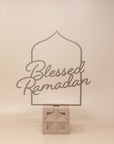 Blessed Ramadan English Calligraphy