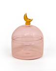 Glass Moon Dome Jar - Cotton Candy