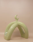 Crescent Knot Sculpture: Pistachio