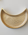 Small size Golden Color Textured moonlight platter by RASM