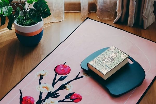 Prayer rug and Quran
