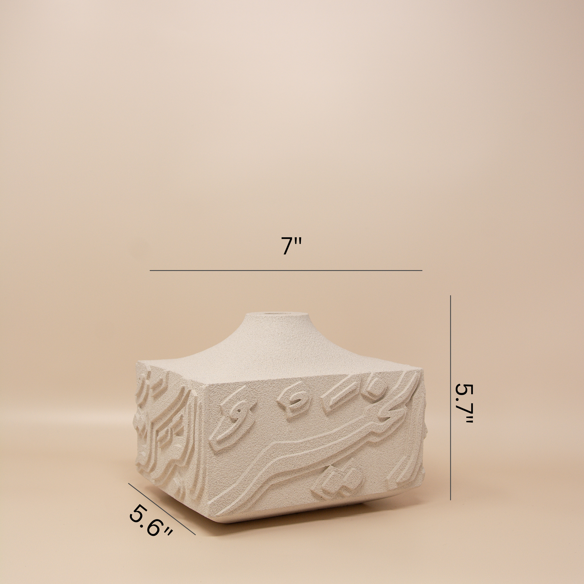 Artisan Calligraphy Base/Candle Holder