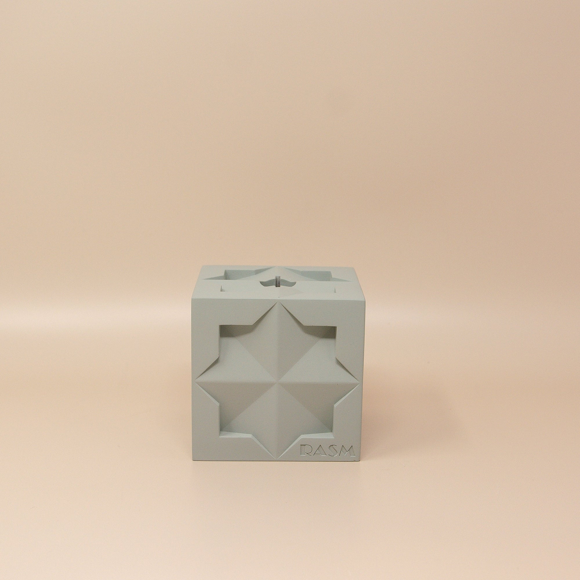 Islamic Geometric Base/Candle Holder - Cube