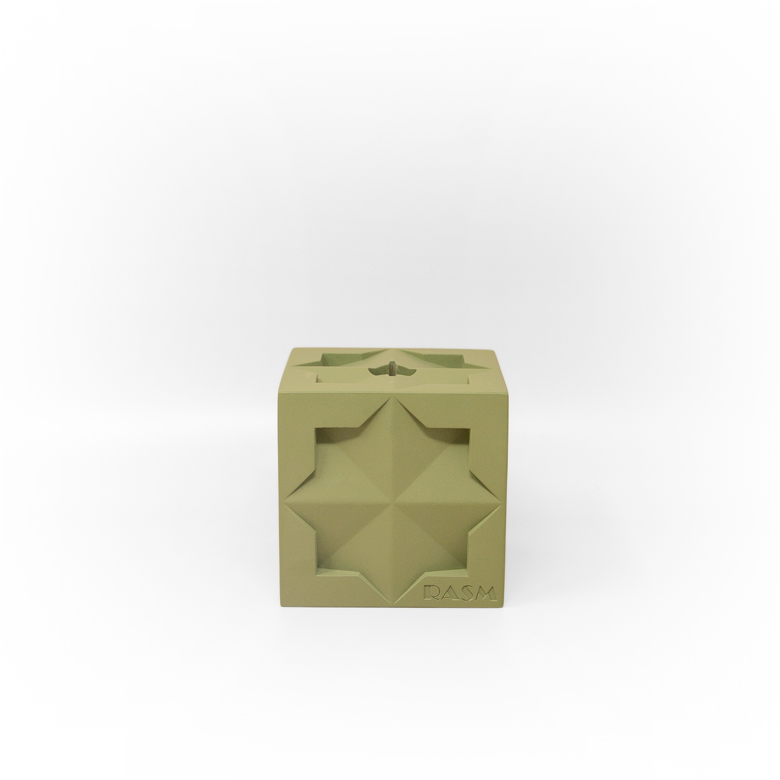 Islamic Geometric Base/Candle Holder - Cube