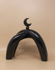Crescent Knot Sculpture: Black