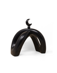 Crescent Knot Sculpture: Black