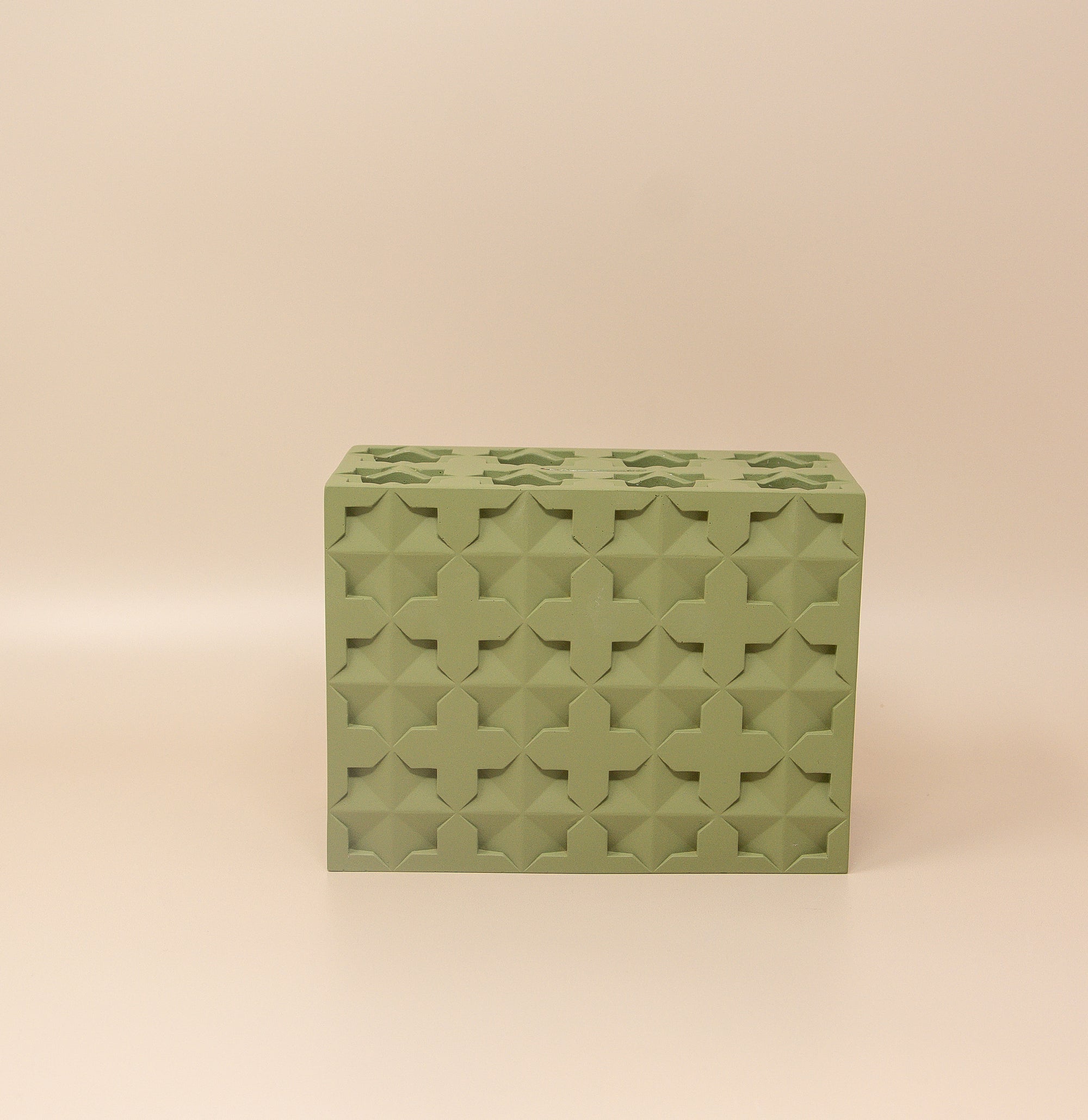 Islamic Geometric Base/Candle Holder - Rectangle