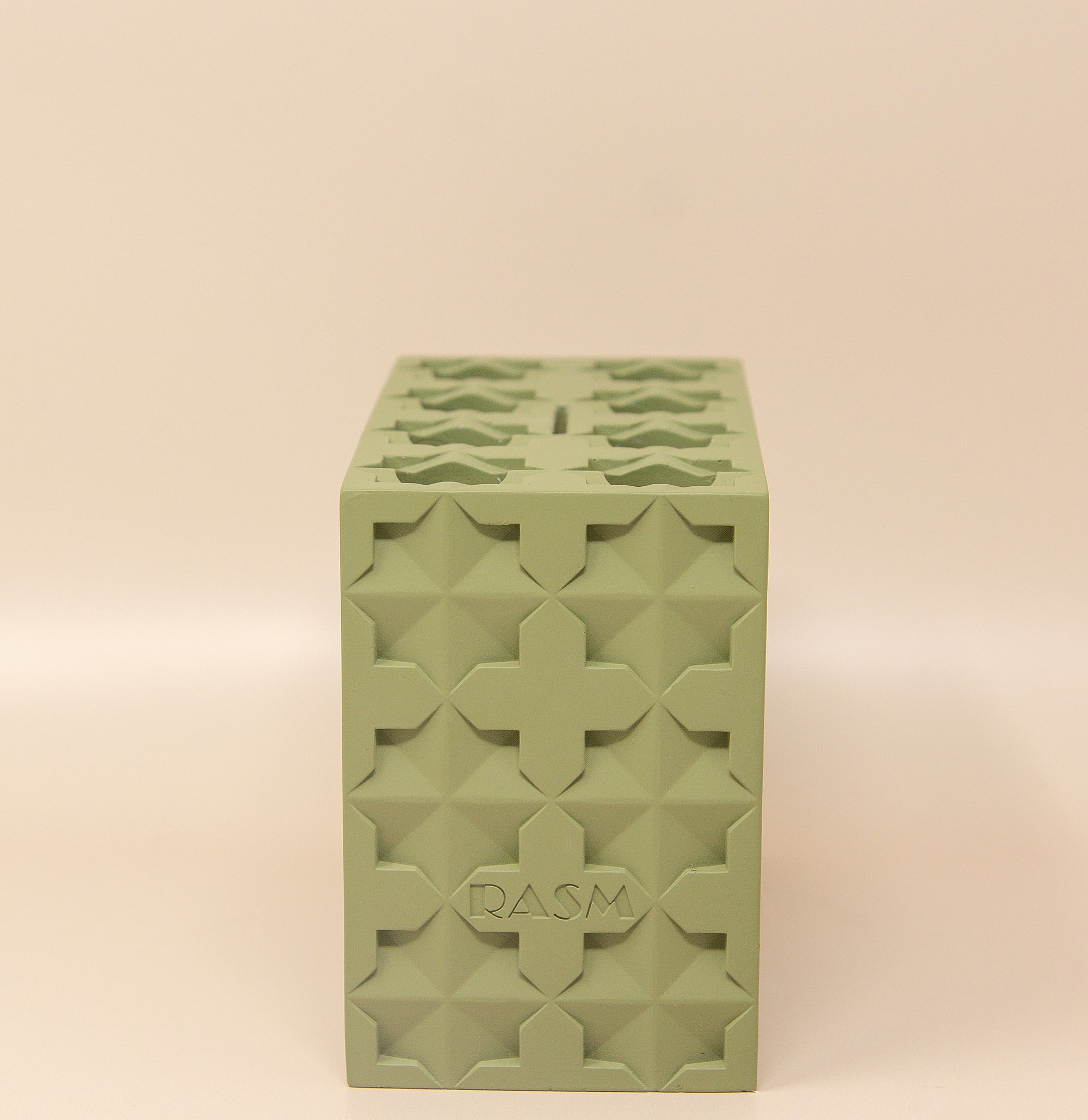 Islamic Geometric Base/Candle Holder - Rectangle