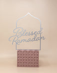 Blessed Ramadan English Calligraphy