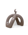 Crescent Knot Sculpture: Mocha