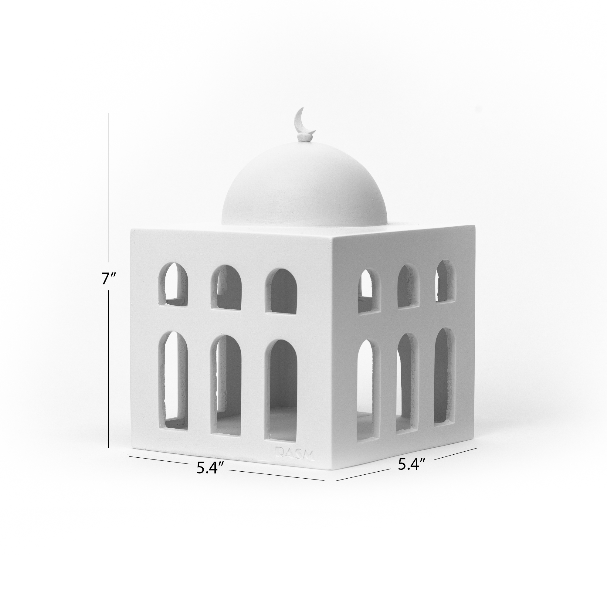 rasm mosque sculpture photo with Dimension