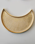 Large size Golden Color Textured moonlight platter by RASM