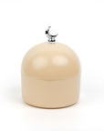 Deset Sand Moon Dome Jar / Container having  sliver Crescent on top which is perfect for home decor and gifting
