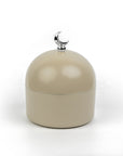 Toasty Taupe Moon Dome Jar with Sliver Crescent for Ramadan Eid Gifts and home decor